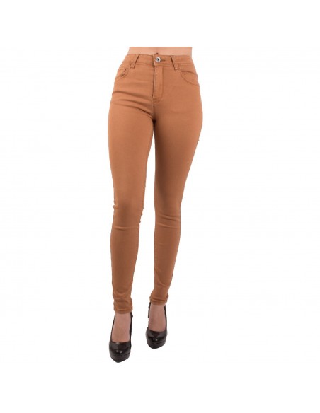 jean slim camel femme