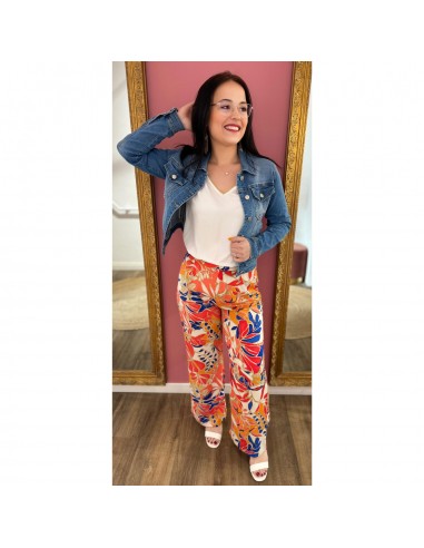 Pantalon fluide coloré femme hotsell