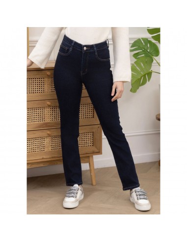 Jean femme Taille Haute Slimfit  stretch et confortable - Coupe droite