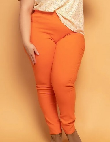 Jegging femme Grande Taille - Pantalon stretch taille haute confortable effet slim et galbant - du 42 au 52